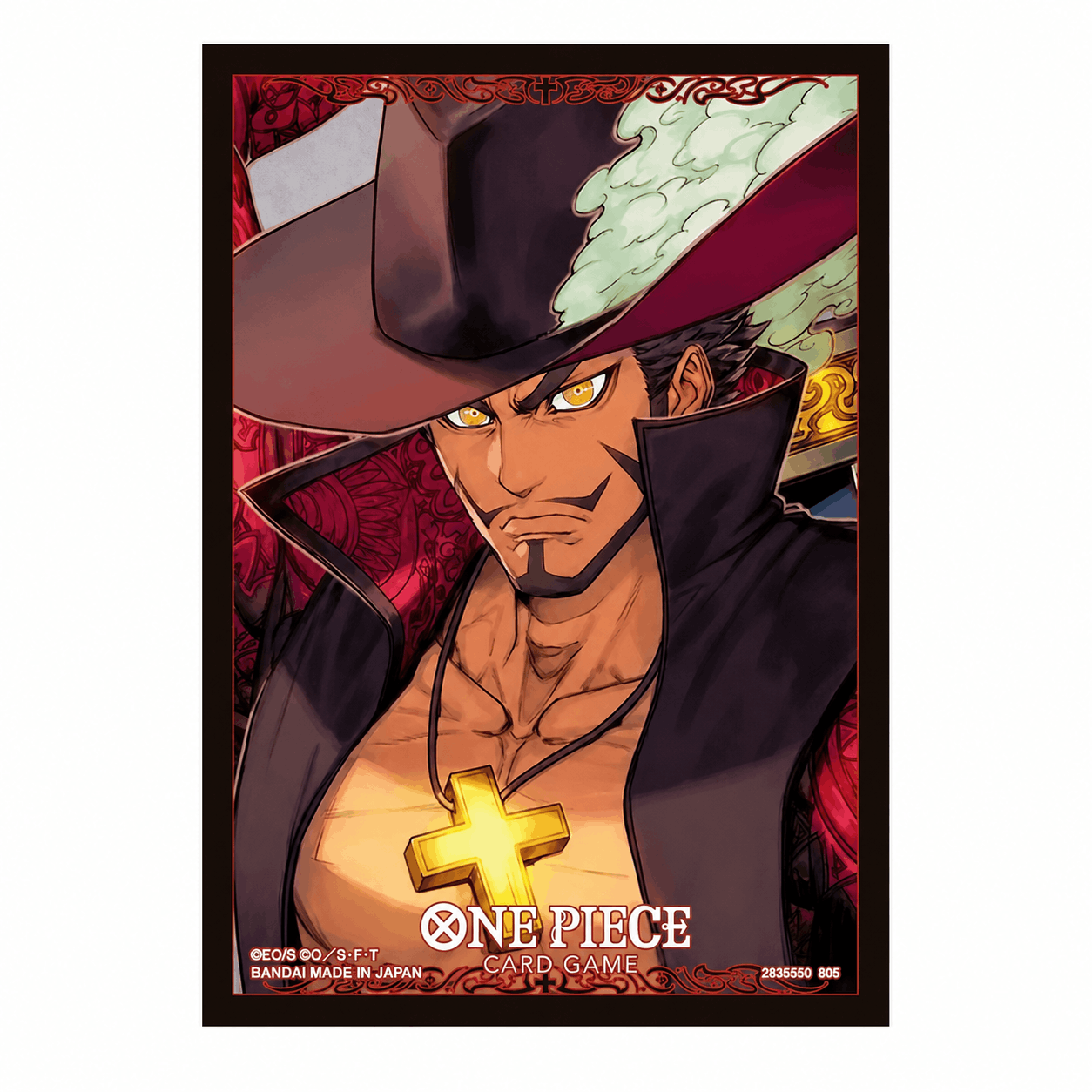 One Piece Card Game: Official Sleeve 13 - Dracule Mihawk