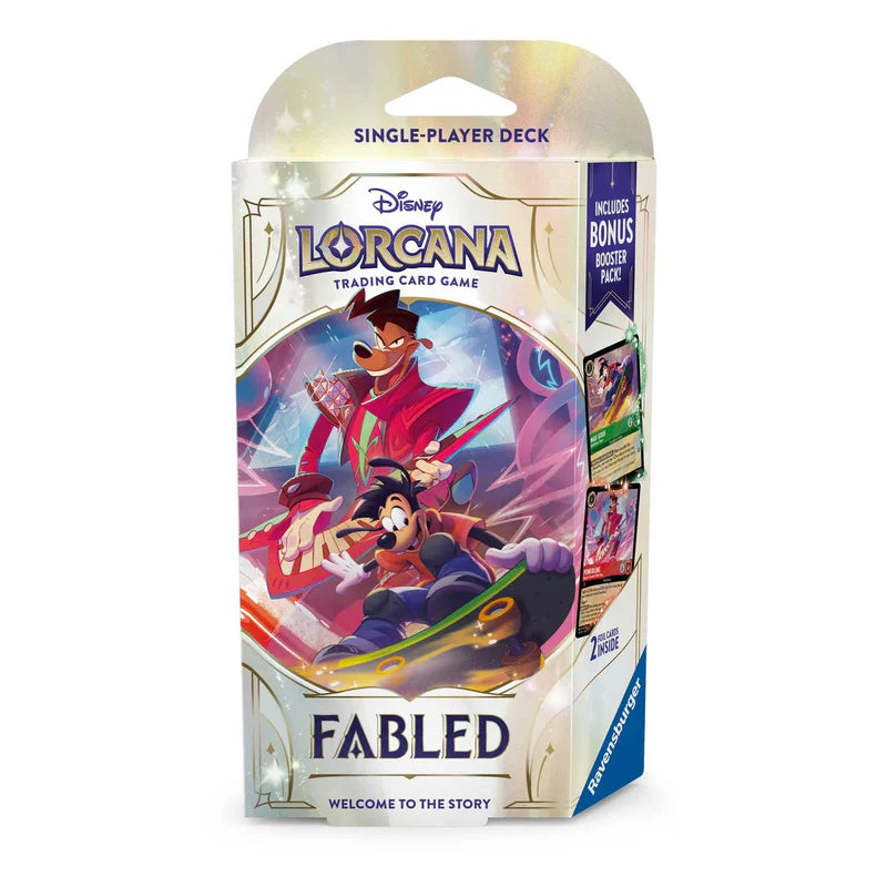 Disney Lorcana: Fabled Starter Deck - Emerald & Ruby (Powerline & Max)