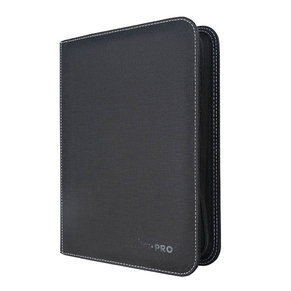 Ultra Pro - 4 Pocket Toploader Premium Zippered Pro Binder - Black