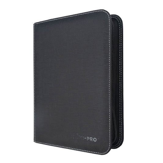 Ultra Pro - 4 Pocket Toploader Premium Zippered Pro Binder - Black