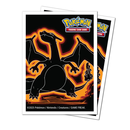 Ultra Pro - Pokémon Neon Kanto Charizard APEX Deck Protector Sleeves 105pk